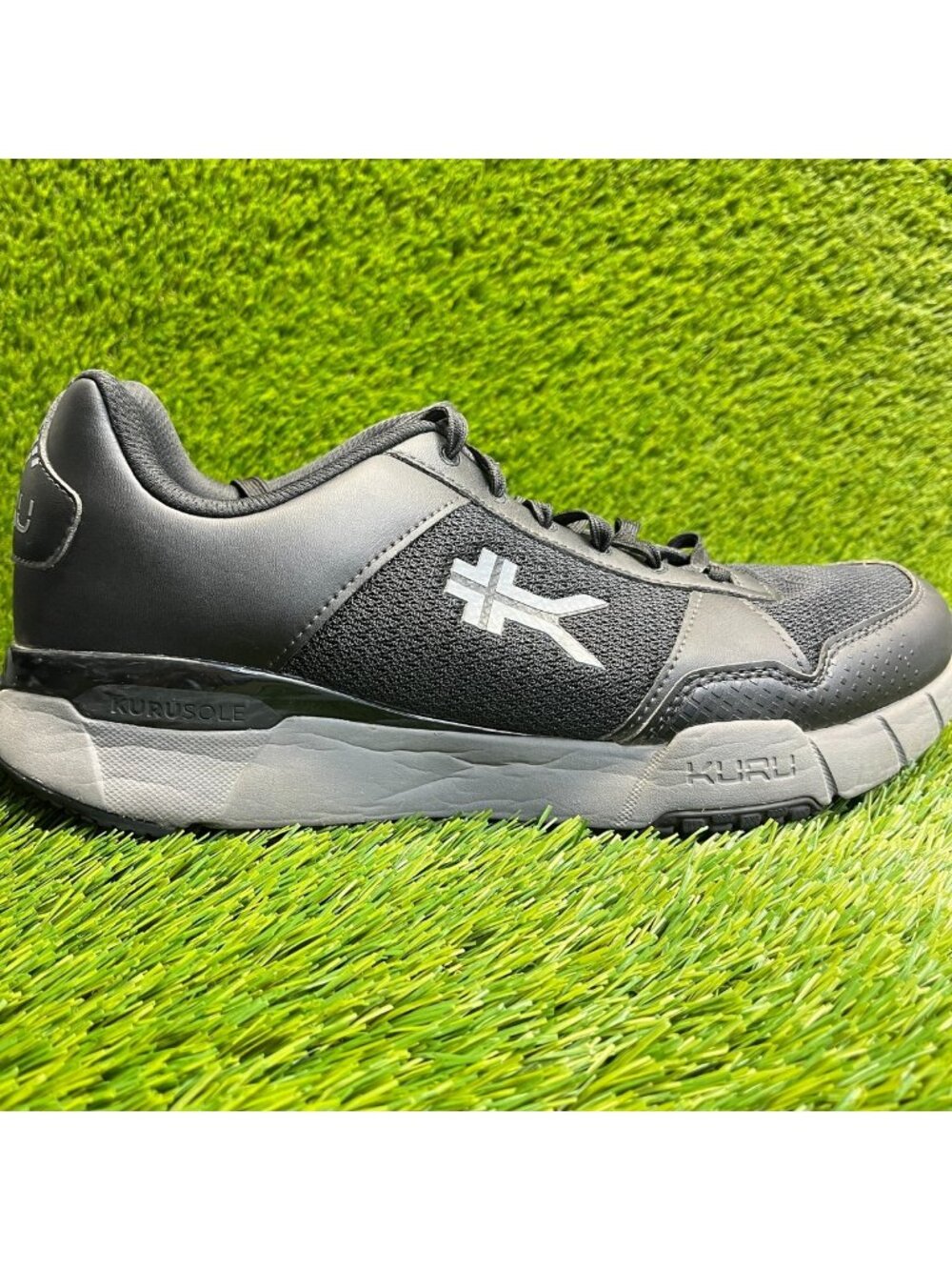 Kuru Quantum 2.0 Mens Size 12.5 Black Athletic Running Walking Shoes Sneakers